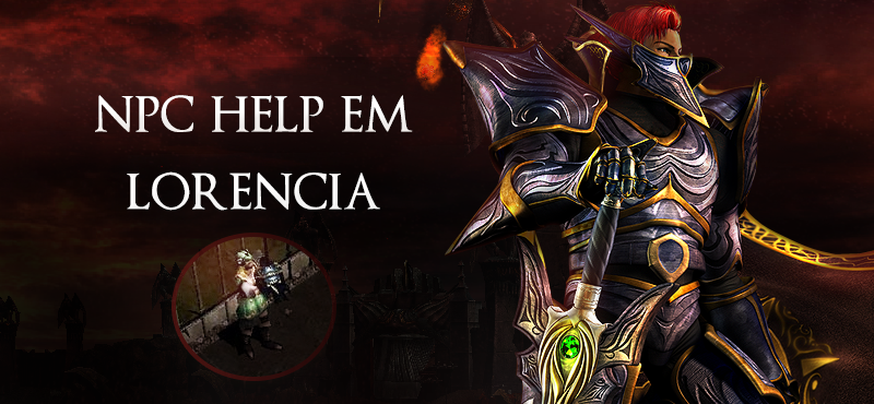 Em lorencia, um NPC de ajuda com itens iniciais.